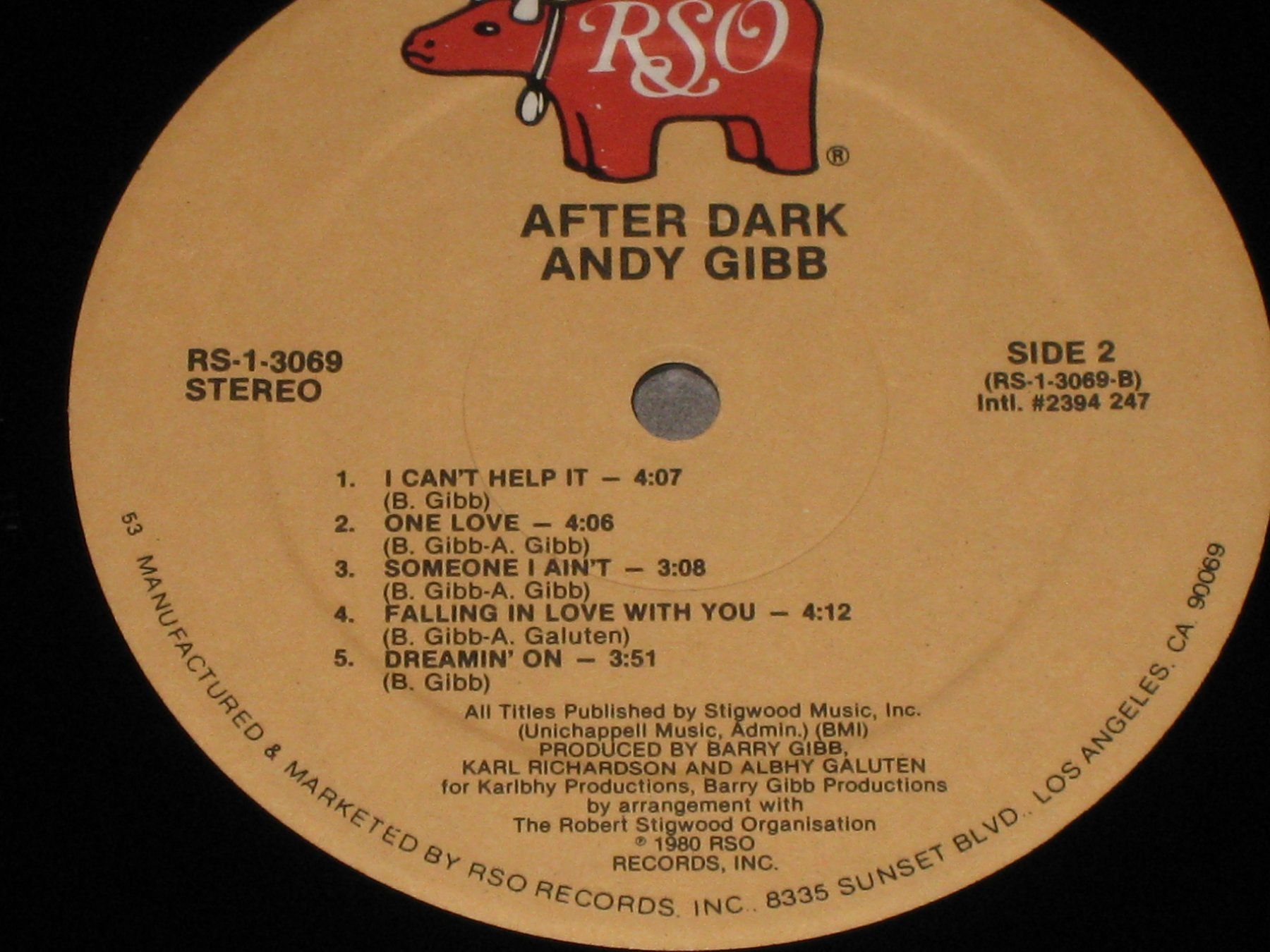 Dischi in vinile: LP - ANDY GIBB - AFTER DARK – Usato da Steckborn venduto da Quo7 2