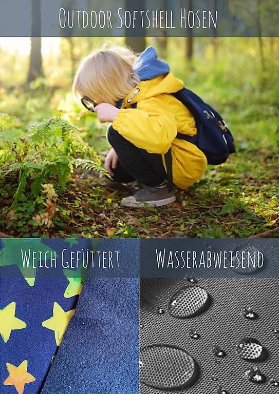 Pantaloni: Neue selbstgenähte Softshellhose Dinos bunt – Nuovo e nell'imballaggio originale da Aettenschwil venduto da holz93 3