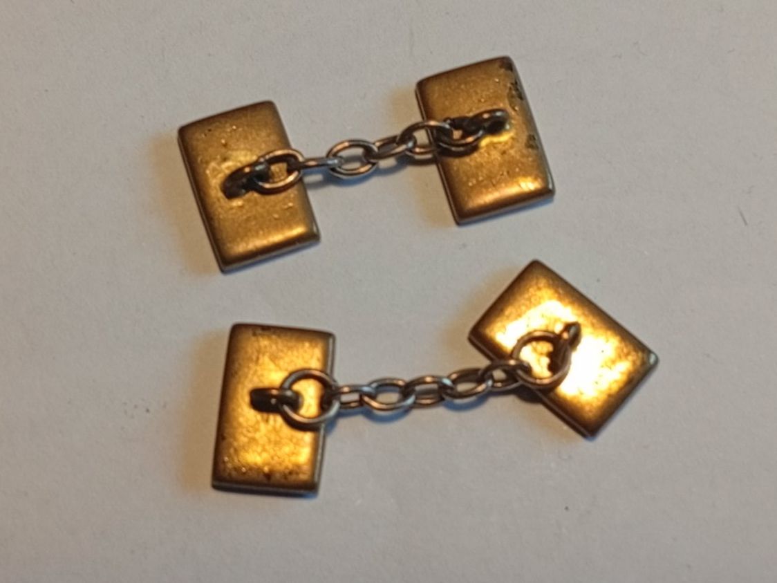 Manschettenknöpfe: Manschettenknöpfe Vintage mit Perlmutter - cufflinks – Gebraucht aus Baden von TellsKuchenhaus 1