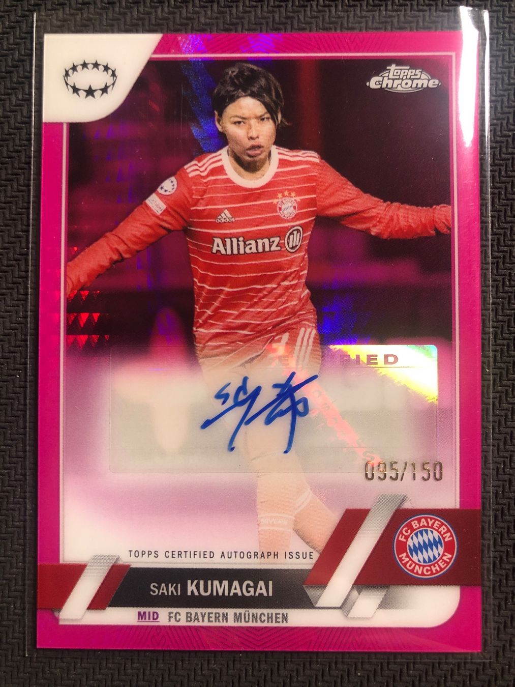 Topps Sammelbilder & Trading cards: Topps Chrome Saki Kumagai Autogramm /199 – Gebraucht aus Wangenried von Garagara