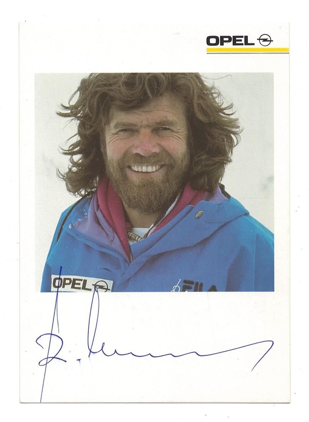 Autografi: REINHOLD MESSNER - ORIGINALAUTOGRAMM – Usato da Basel venduto da verano1000