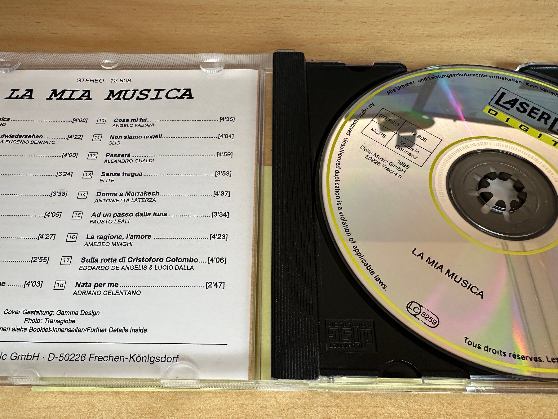 CD: Q5 Various – La Mia Musica – Usato da Rikon im Tösstal venduto da Alpenmutz 2