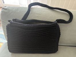 Handgefertigte Sommertasche, dunkelblau, neu!👜🖤
