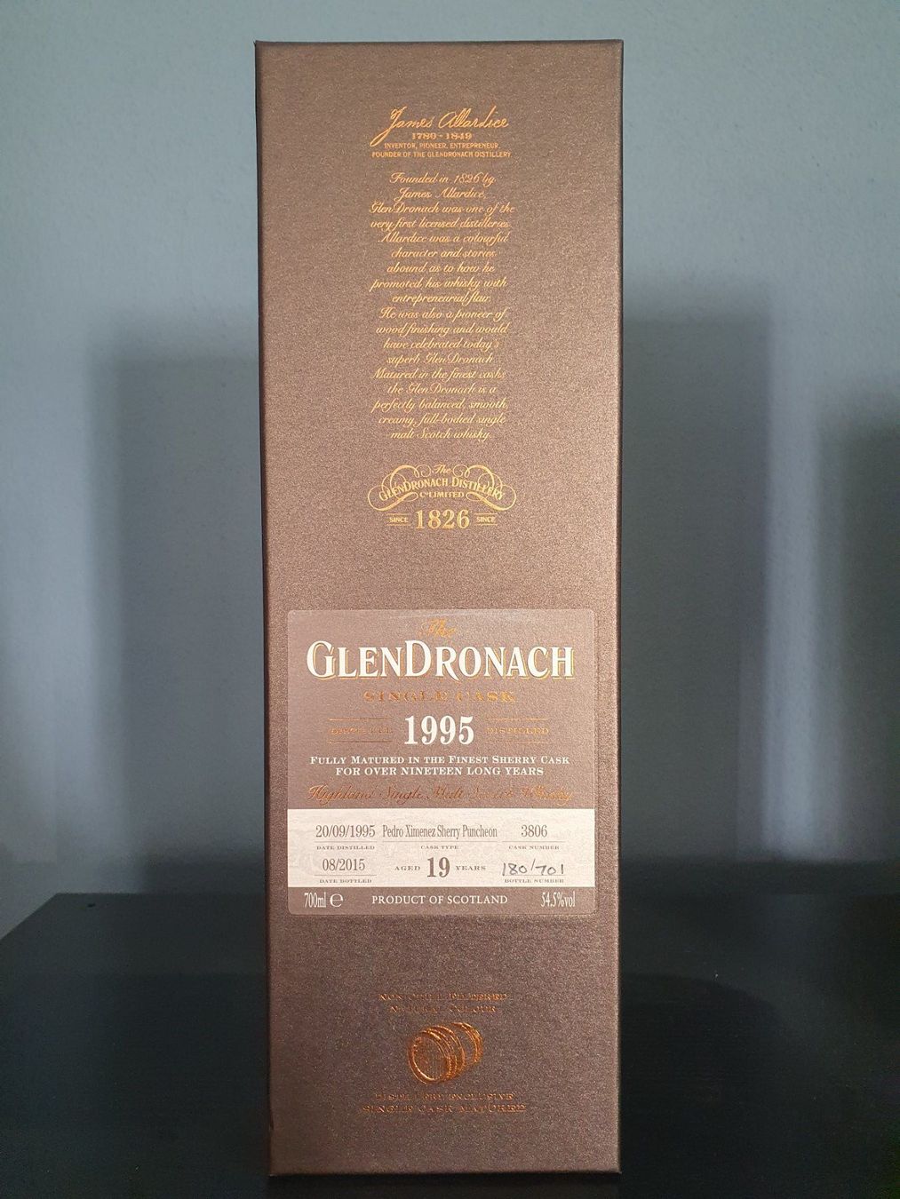 Glendronach Bevande alcoliche: Glendronach 19 Jahre, Single Malt Whisky – Nuovo e nell'imballaggio originale da Döttingen venduto da tho_dq6x