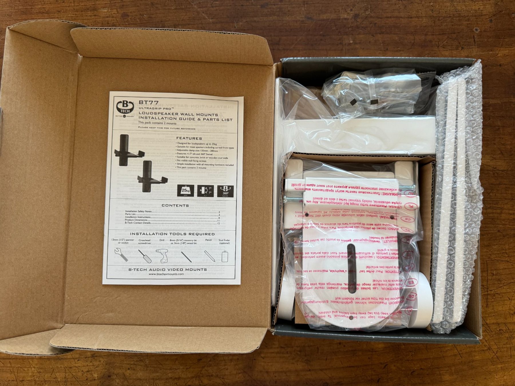Supporti a parete: B-Tech Lautsprecher Wandhalterung, neu – Nuovo e nell'imballaggio originale da Baden venduto da agglo1 3