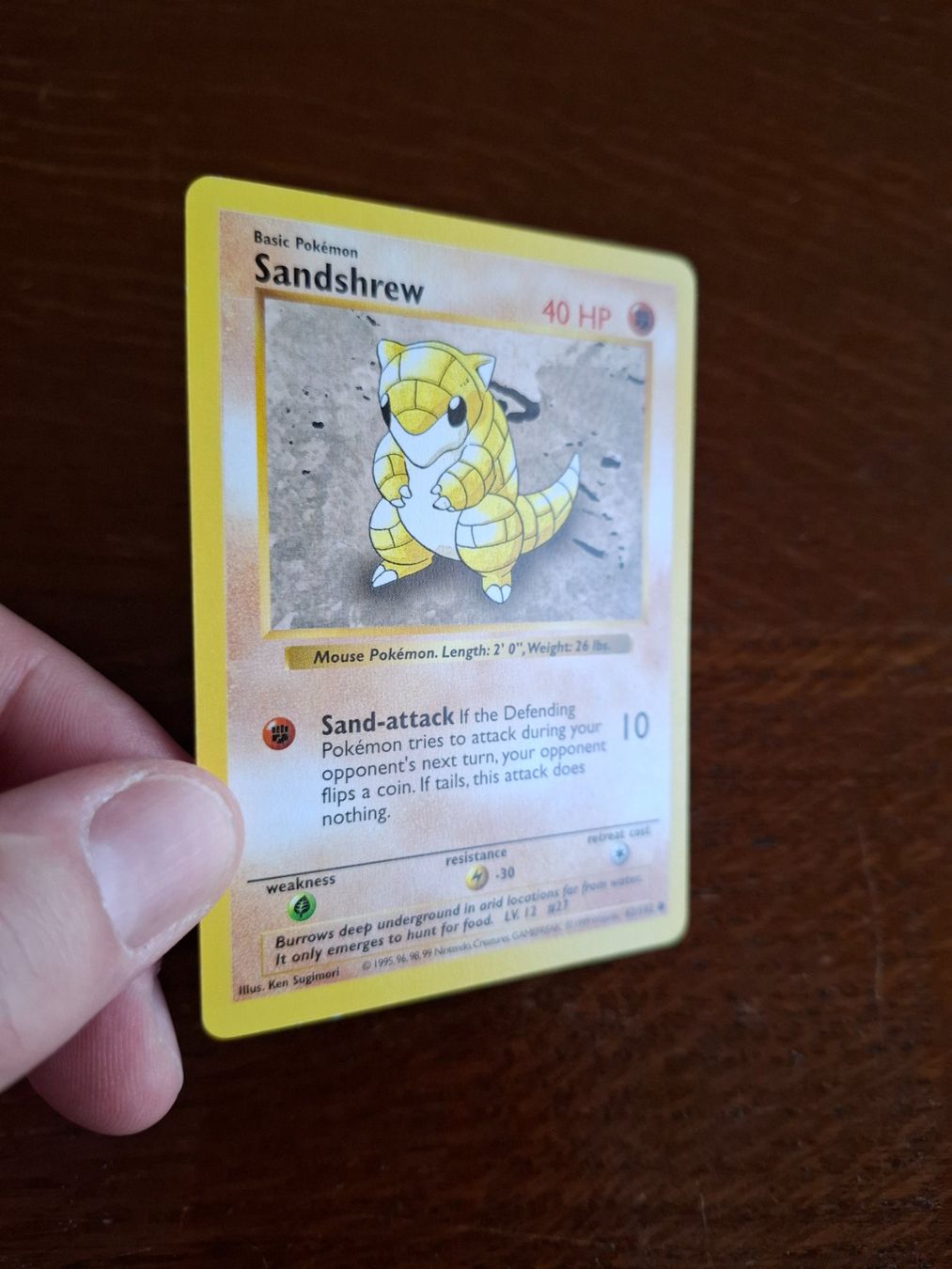Pokémon Carte collezionabili: Pokemon Sandshrew Base Set Shadowless 62/102 – Usato da Giornico venduto da ale_lc8k 2