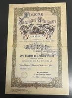 ACTIE Neue Zoologische Gesellschaft Frankfurt a M 1872