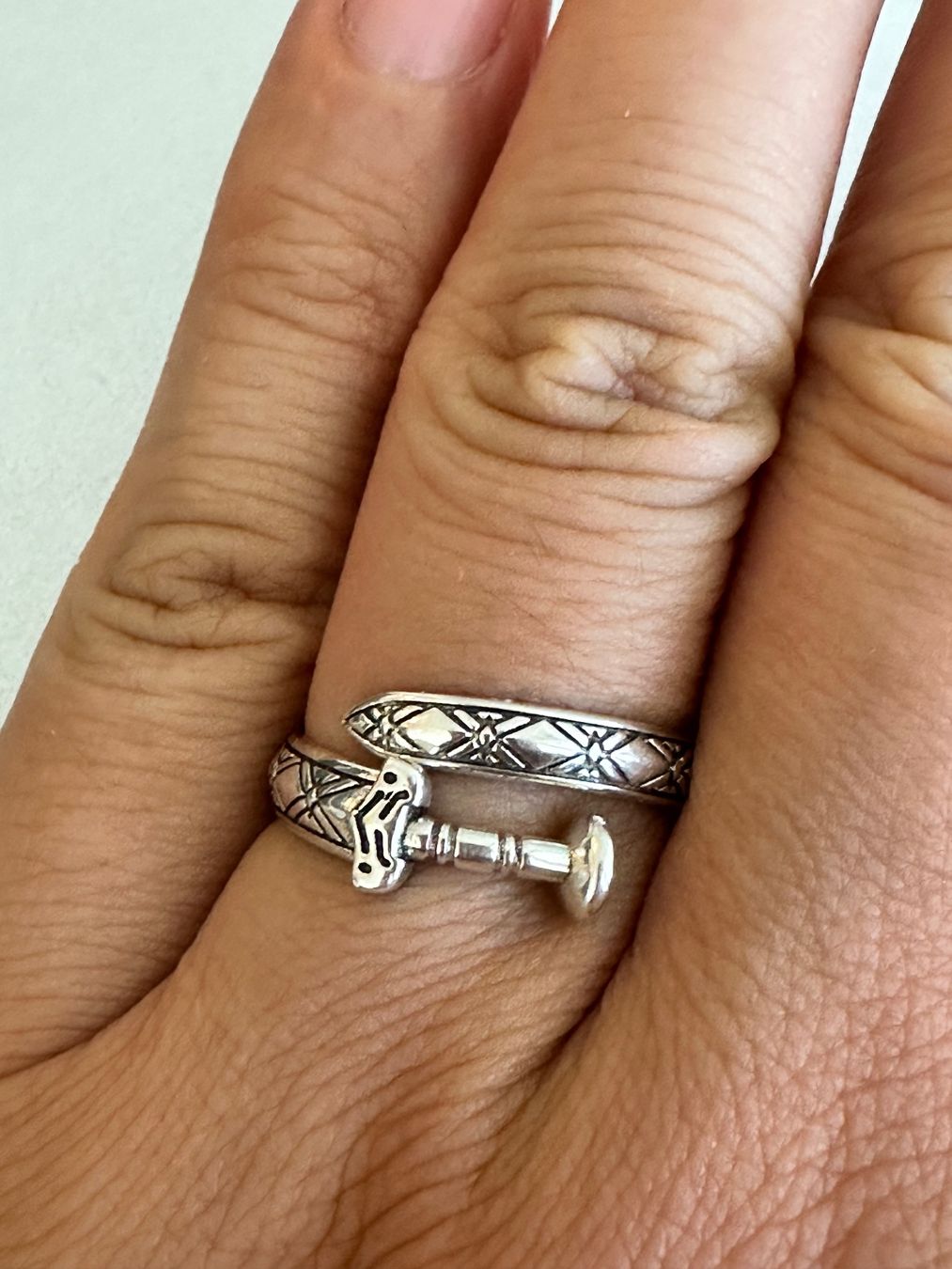 Anelli: Vintage 925 Silber Ring – Usato da Onex venduto da Antiqueshow