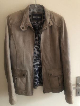 Damen Lederjacke  Leonardo Grösse L = 38/40