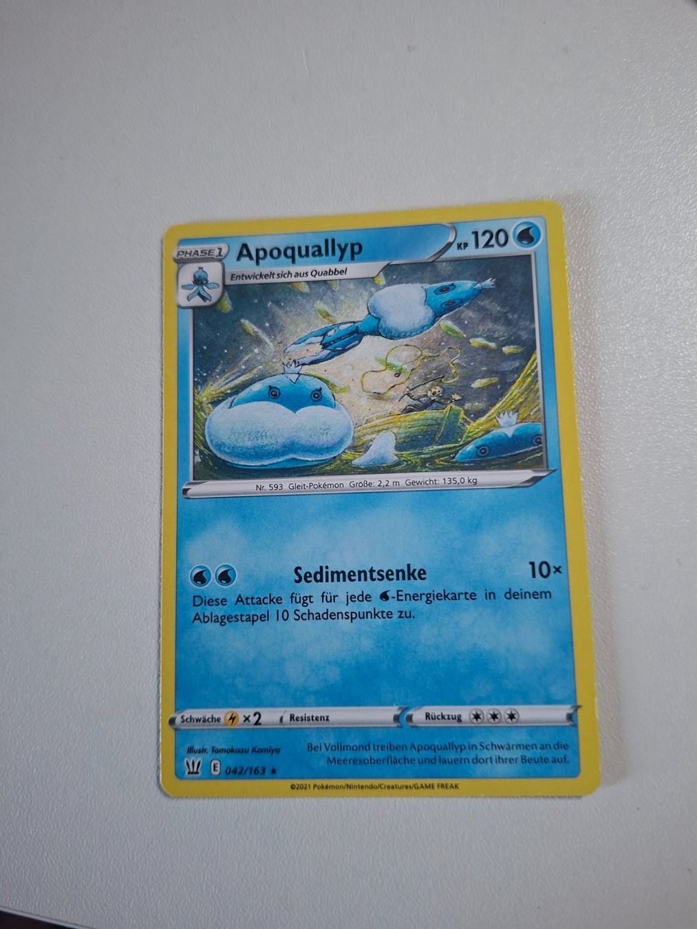 Pokémon Carte collezionabili: Apoquallyp Pokemon Karte – Usato da Erlinsbach venduto da pfunky