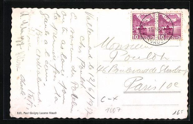 Cartoline postali: Vallamand-Dessous, Restaurant du Lac Mar – Usato da Berlin venduto da bartko-reher 1