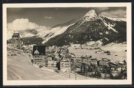 Davos-Dorf, Teilansicht mit Seehorn im W