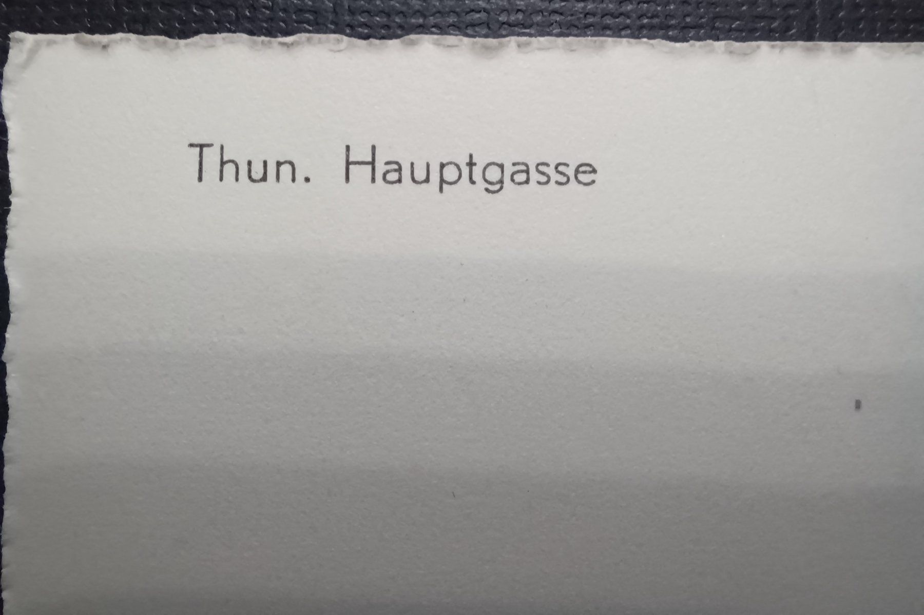 Cartoline postali: BE,  Thun Hauptgasse, No.1023 – Usato da Aarau Rohr venduto da mgvw 4