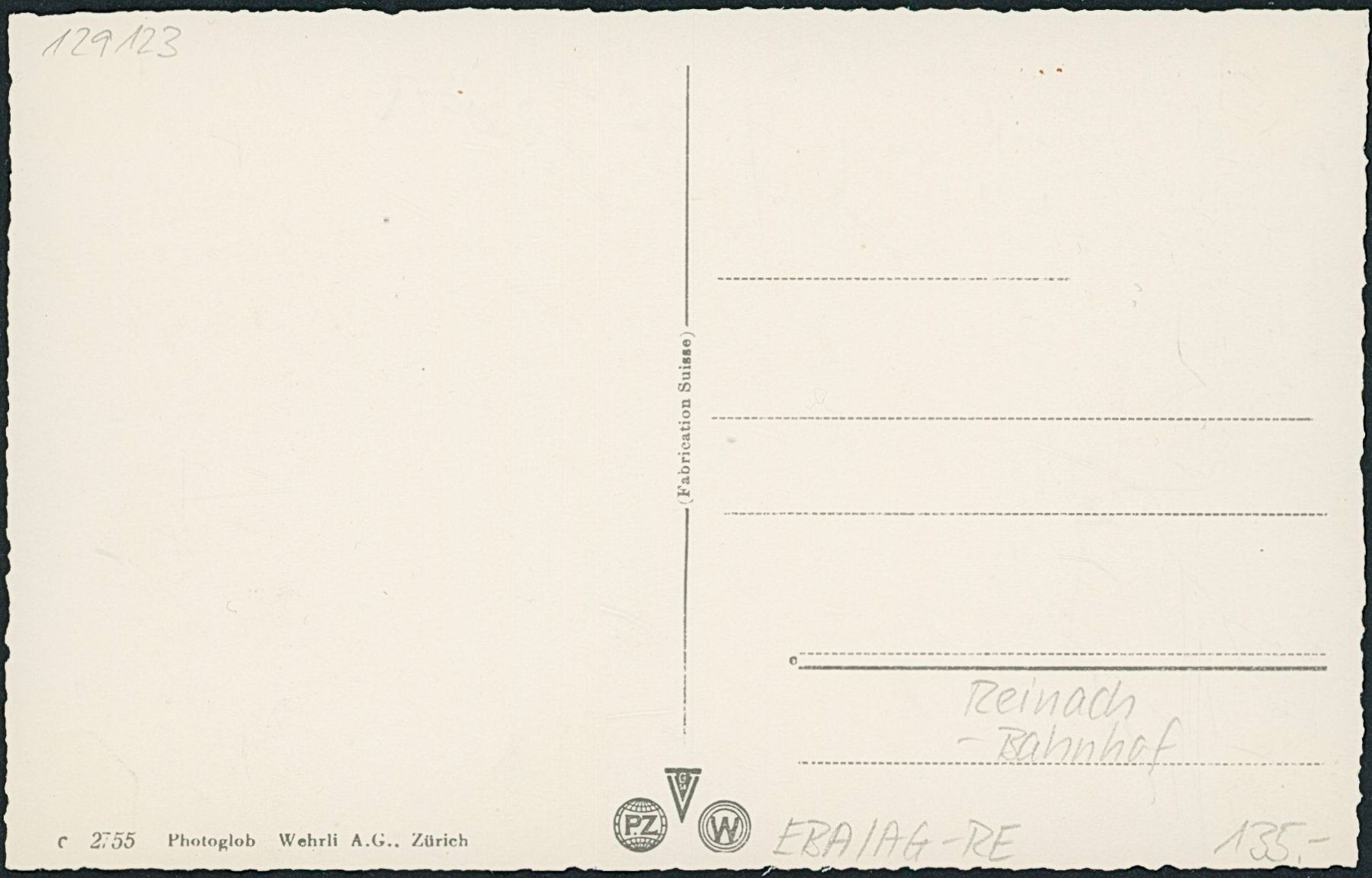 Cartoline postali: AG Reinach - Bahnhof - Bahn – Nuovo (secondo la descrizione) da Schindellegi venduto da leecollect 1