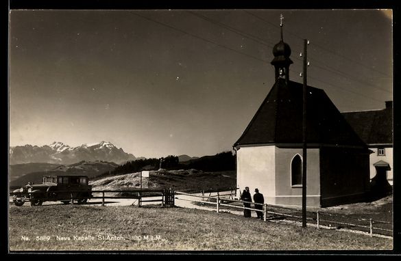 Cartoline postali: AK St. Anton, Neue Kapelle – Usato da Berlin venduto da bartko-reher