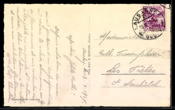 Cartes postales: AK Ouchy, Le port – D'occasion à Berlin par bartko-reher 1