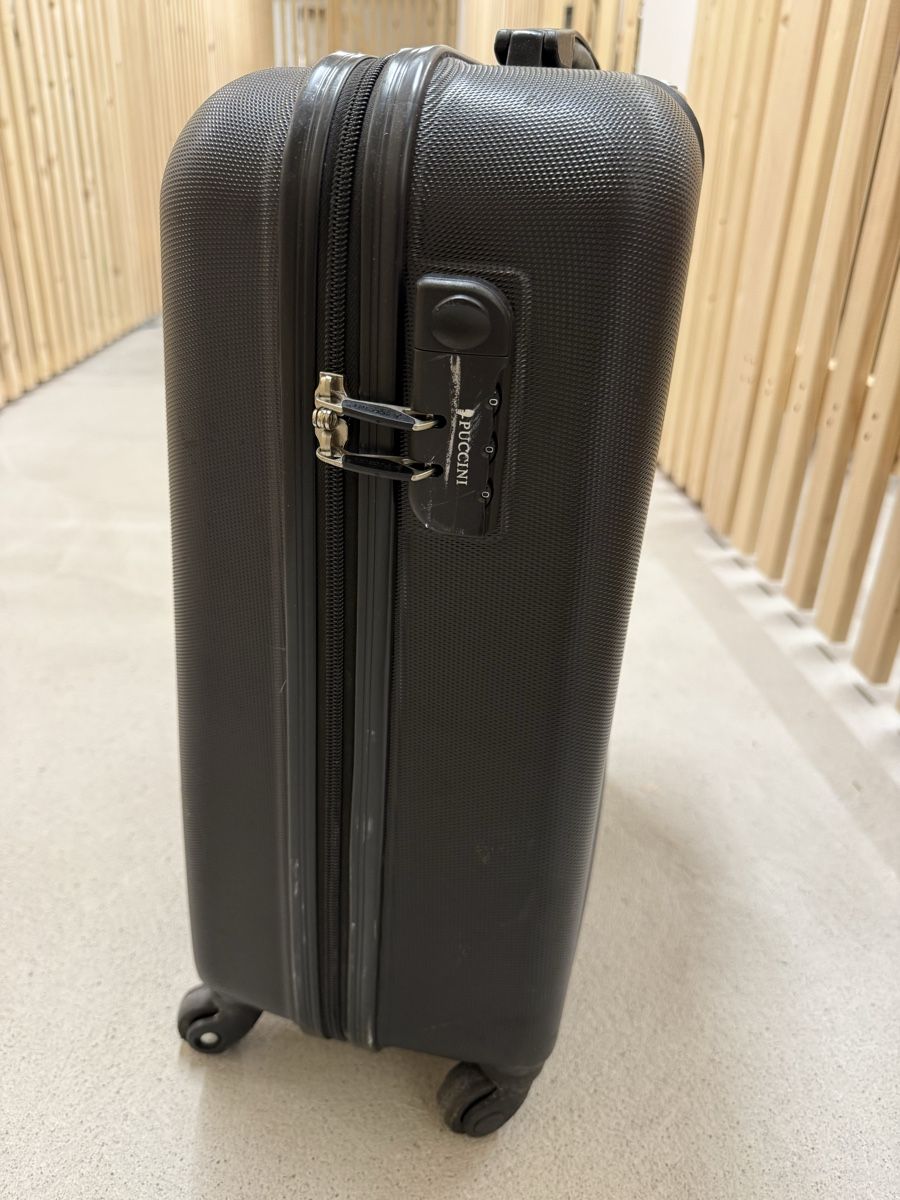 Valigie: Puccini Hard-Shell Carry on Suitcase, Black – Usato da Dübendorf venduto da zhe_69pd 3
