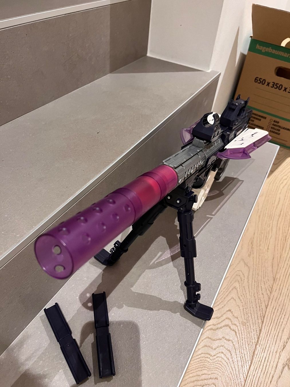 Giocattoli: Fusil jouet transformable Power Shock Blaster comme neuf! – Usato da Pully venduto da gpo_82kp 1