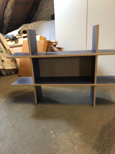 Ikea Banconi: Rollcontainer /Nachttisch Ikea und Regal blau – Usato da Basel venduto da aline_spr 1