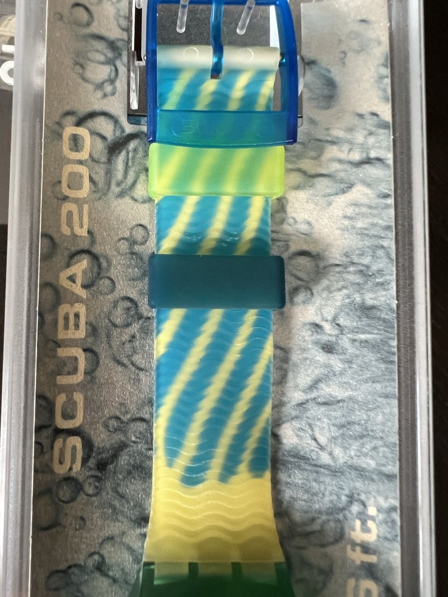 Swatch Orologi: Swatch Scuba 200 (SDG101) Swordfish – Nuovo e nell'imballaggio originale da Künten venduto da Spike17 2
