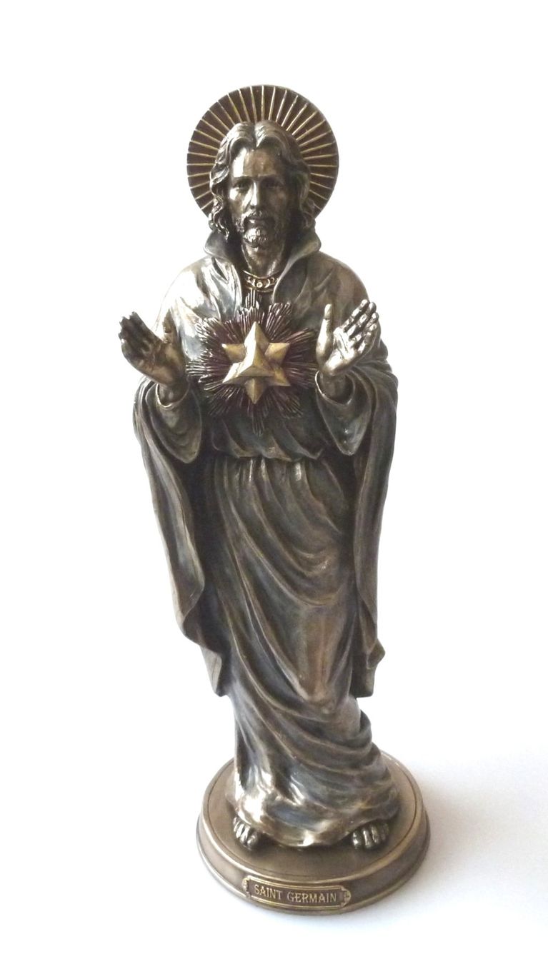 Statuette: Saint Germain - Kunstharz-Figur – Nuovo e nell'imballaggio originale da Mauren venduto da Yeelen 2