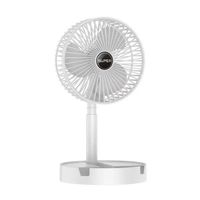 Mini Stand-Ventilator, USB wiederaufladbar, weiss