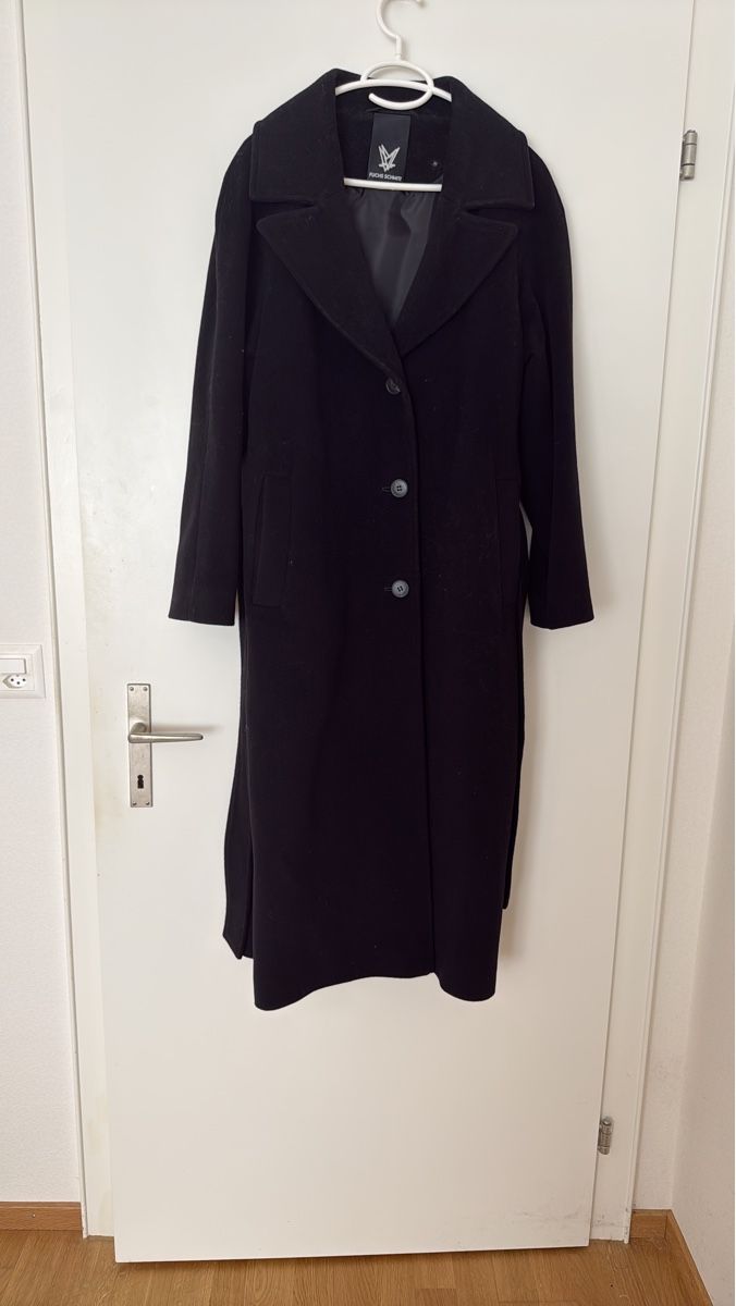 Fuchs Schmitt Mäntel: Coat Black Long Size M – Gebraucht aus Luzern von Alsu_Lucerne 1