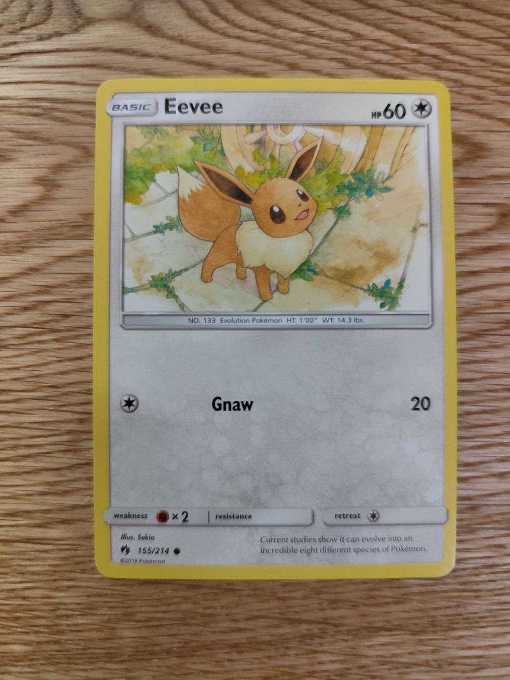 Pokémon Carte collezionabili: Pokemon Eevee 2018 non holo – Nuovo (secondo la descrizione) da Winterthur venduto da SMOKY062