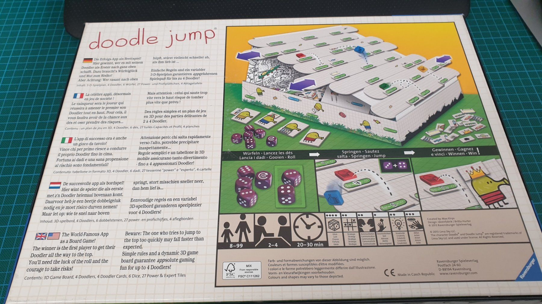 Ravensburger Giochi: Brettspiel doodle jump (NEU) – Nuovo (secondo la descrizione) da Bütschwil venduto da ed_9606 1