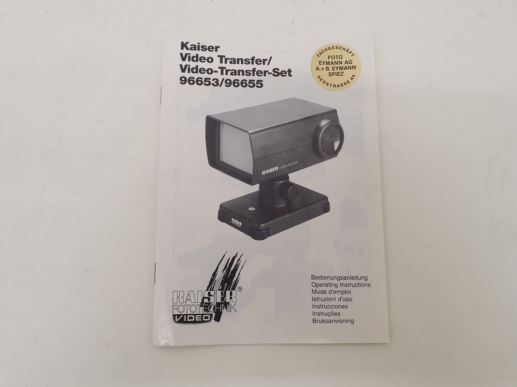 Home Cinema: Video Transfer Set KAISER 96653 - Schnäppchen! – Nuovo (secondo la descrizione) da Aegerten venduto da taxidermo 8