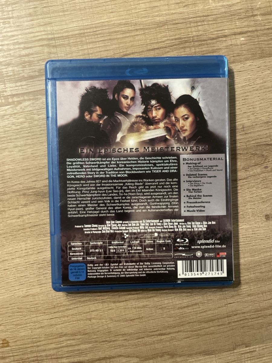 Tutti i DVDs: Shadowless Sword (2005) BluRay – Usato da Hagendorn venduto da masterchieff 1