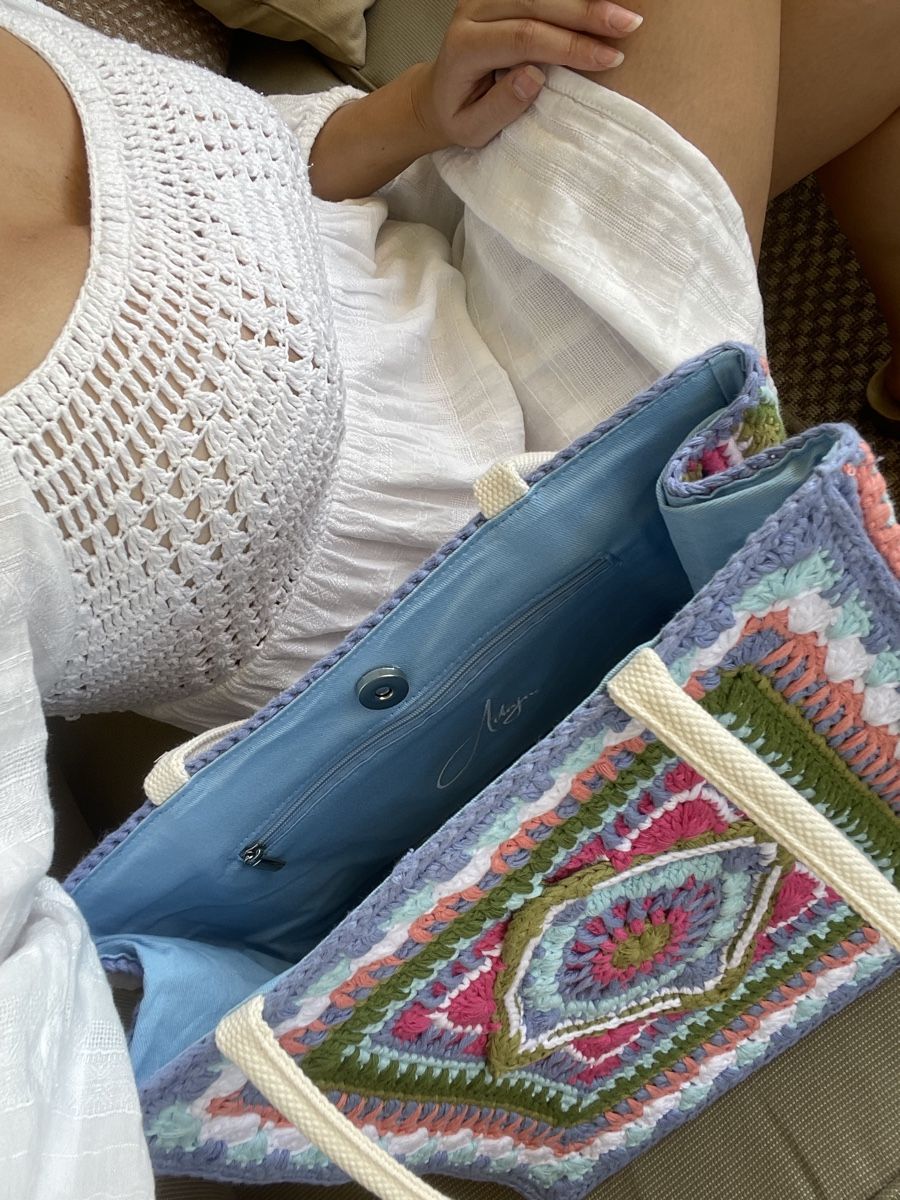 Borse da donna: Boho Häkeltasche Handmade – Nuovo e nell'imballaggio originale da Zürich venduto da LaiSe 3