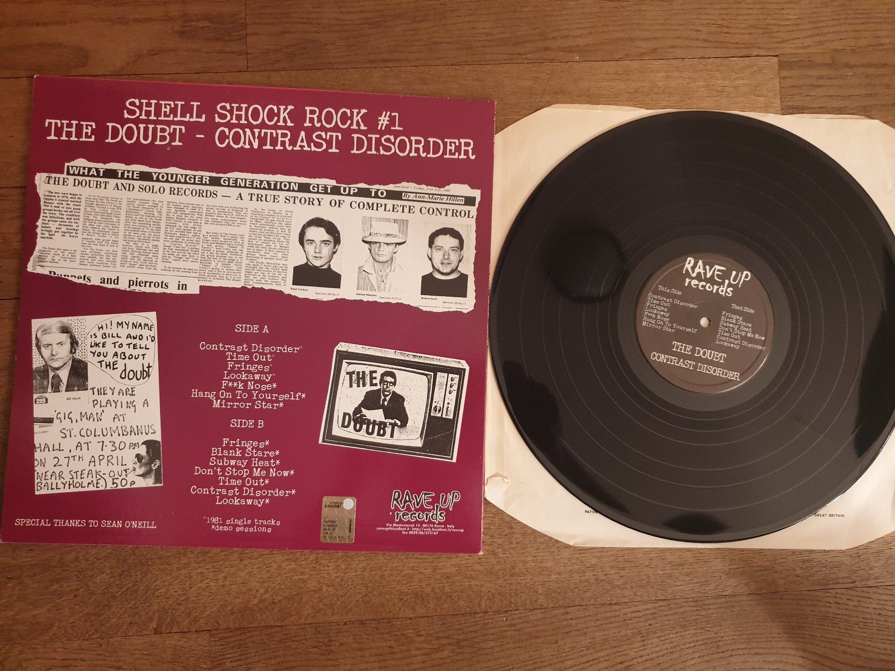 Dischi in vinile: The Doubt  Contrast Disorder – Usato da zürich venduto da ultraviolet 1