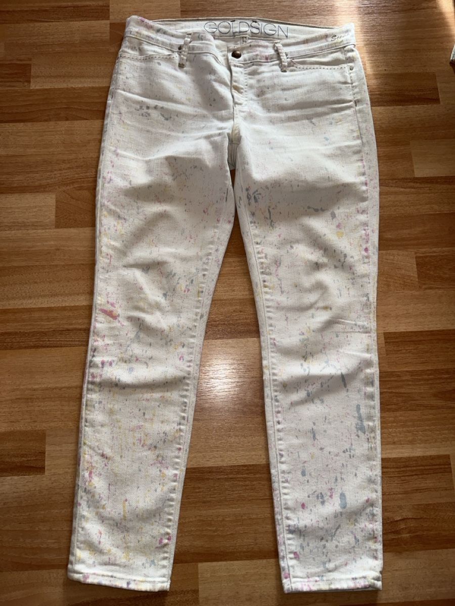 Pantaloni: Goldsign Jeans weiss Einfache Bundweite 41cm – Usato da St. Gallen venduto da mai_zpt7