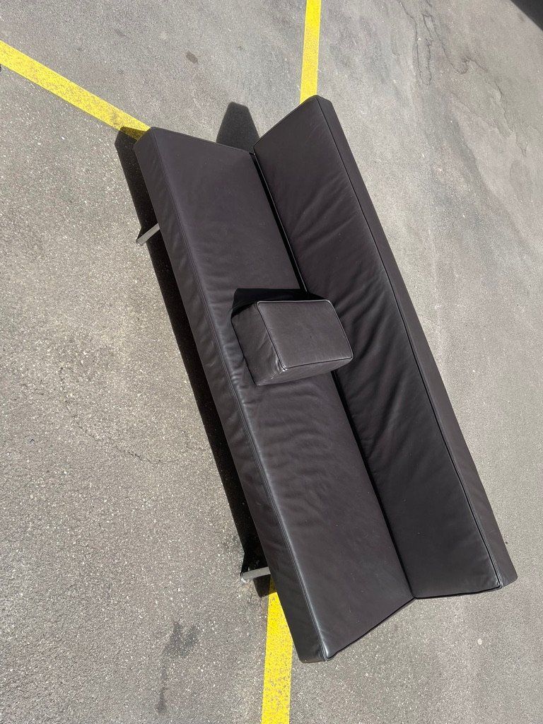 Divani: Designer Leder-Sofa / Bettsofa EA-616 von Ernst Ambühler – Usato da Zürich venduto da aninasch 2