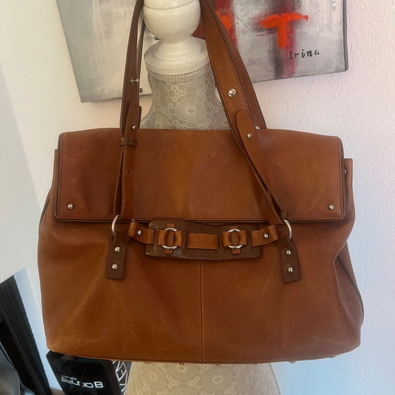 Malene Birger Borse da donna: by MALENE BRIGER echt Leder Handtasche – Usato da St. Gallen venduto da mania03