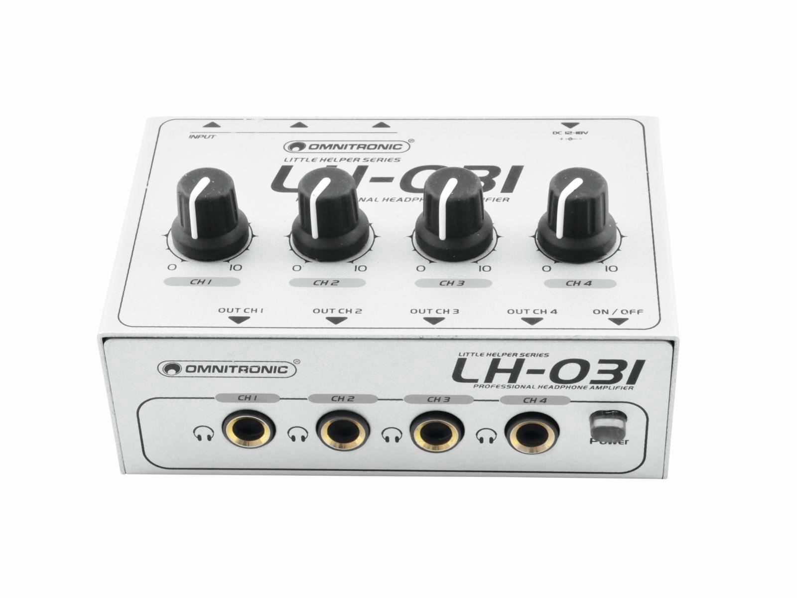 Amplificatori: OMNITRONIC LH-031 Kopfhörerverstärker – Nuovo e nell'imballaggio originale da Däniken SO venduto da Profog1 2