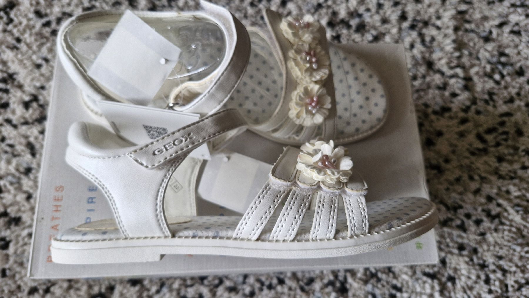 Geox Schuhe für Mädchen: Geox Kinder Sandalen Gr. 33 NEU – Neu und originalverpackt aus Basel von Andrealin 1
