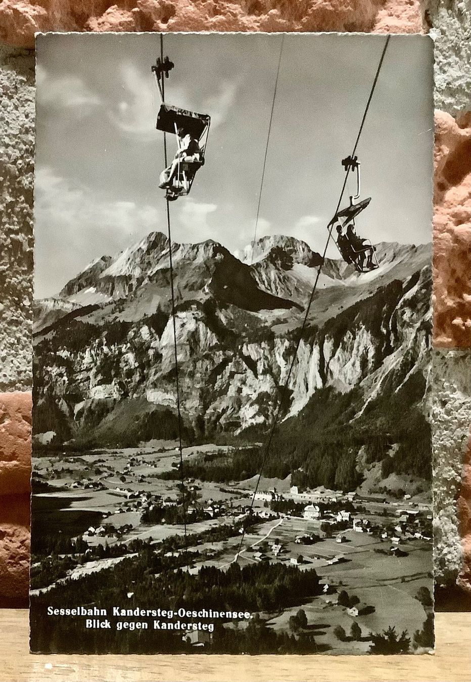 Ansichtskarten: SESSELBAHN Kandersteg-Oeschinensee - Berner Oberland – Gebraucht aus Root von ENGLAND-TREASURES