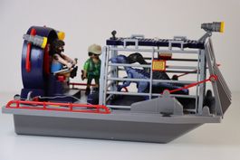 Playmobil Dino Propellerboot Dinokäfig mit Velociraptoren