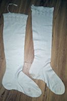 antike Wadenstrümpfe / Socken (Vintage-Kleidung)