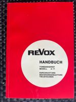 Revox A77 Bedienungsanleitung
