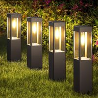 Solarleuchten Garten LED Außenleuchten warmweiss 4er Set
