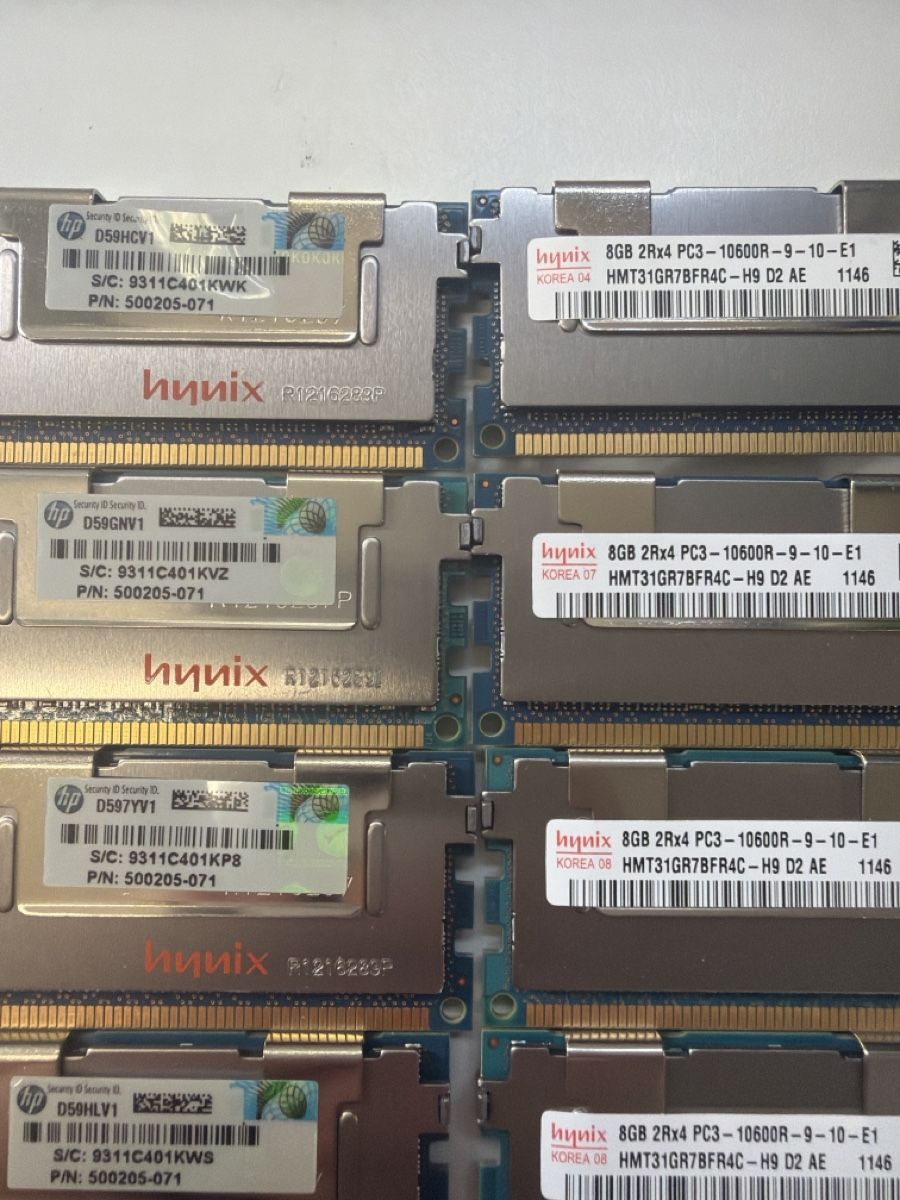 Hewlett Packard Memoria / RAM: 96GB SK Hynix DDR3 ECC RAM – Usato da Subingen venduto da Stophu 2