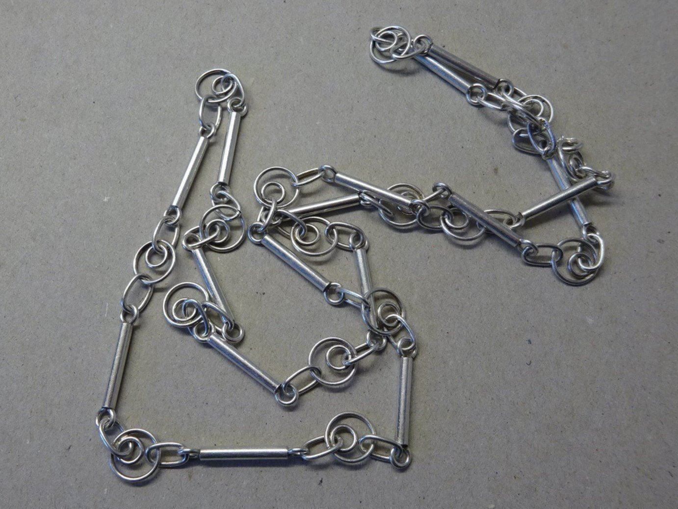 Catenine: Interessante Kette - 925 Silber – Usato da Esslingen venduto da eintagammeer