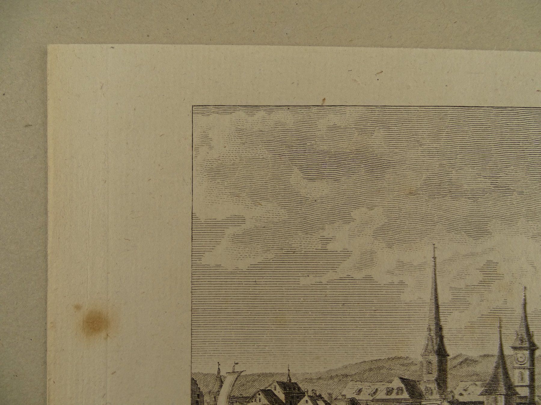 Incisioni: ZÜRICH, KUPFERSTICH 1798 – Usato da Grüningen venduto da Kartensammler 5
