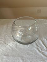Glas Vase in Kugelform groß
