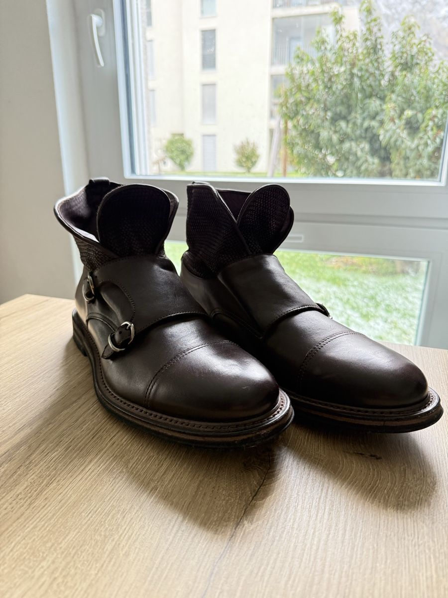 Fratelli Rossetti Scarpe da uomo: Fratelli Rossetti Italian leather boots – Nuovo (secondo la descrizione) da Martigny venduto da stu_kjm2 1