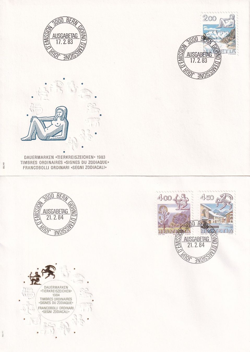 Tutti i francobolli: Lot 10 Briefe FDC 1982 - 1986 – Usato da Rossa venduto da becky05 2