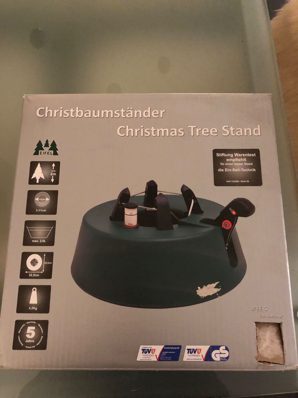 Basi per albero di Natale: Tannenbaum Ständer Christbaum Ständer neu – Nuovo e nell'imballaggio originale da Arboldswil venduto da maeppli2009 1